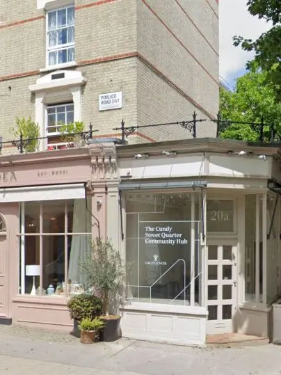 The exterior of 20a Pimlico Road
